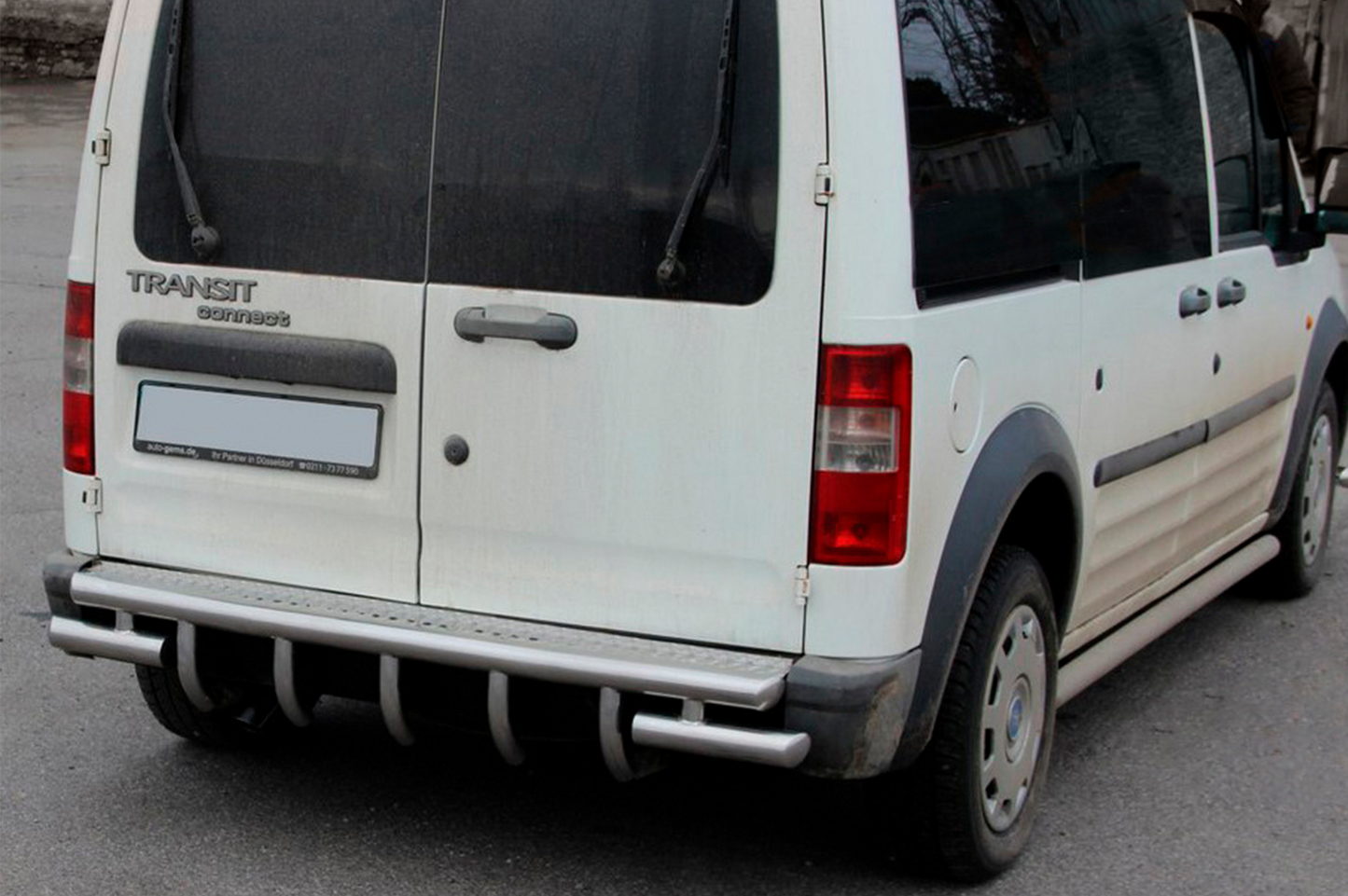 Rear Bar AK-design (Stainless Steel) for Ford Connect 2002-2006 - image 2