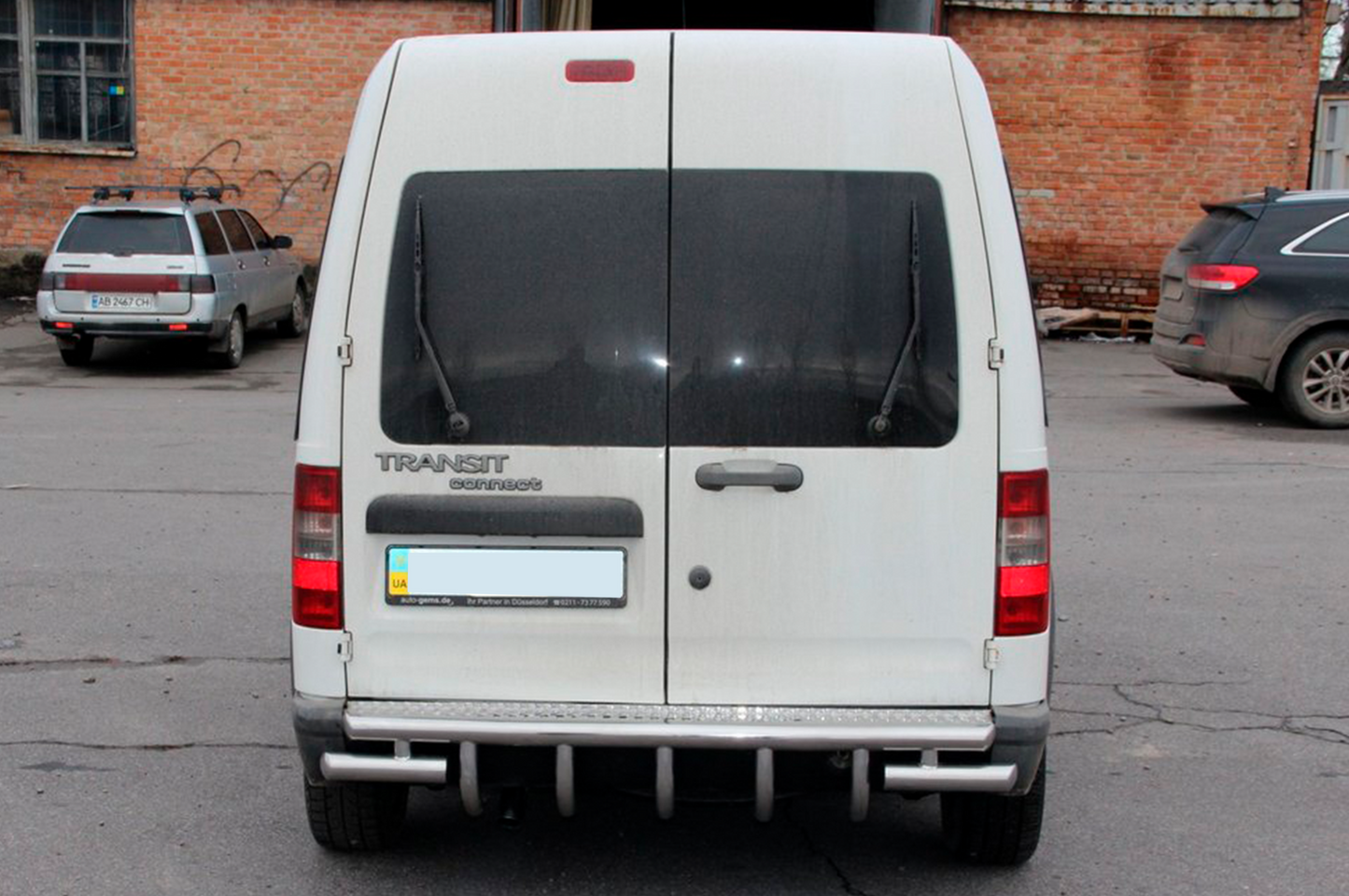 Rear Bar AK-design (Stainless Steel) for Ford Connect 2002-2006 - image 3