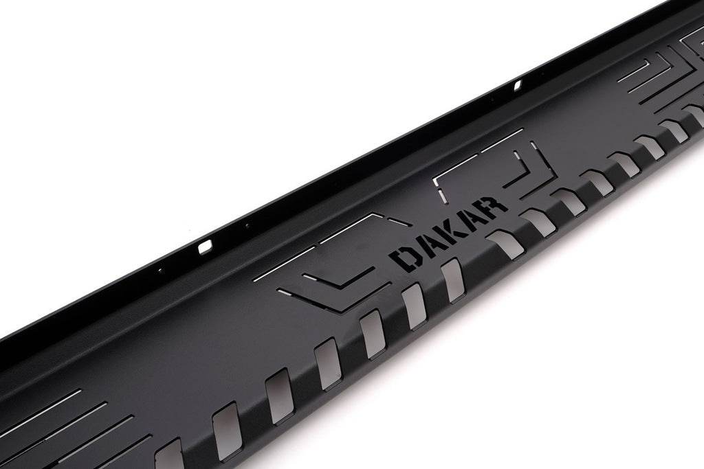 Side sills Dakar V1 without LED (2 pcs, metal) for Isuzu D-Max 2019↗ - Reelken Auto