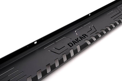 Side sills Dakar V1 without LED (2 pcs, metal) for Isuzu D-Max 2019↗ - Reelken Auto