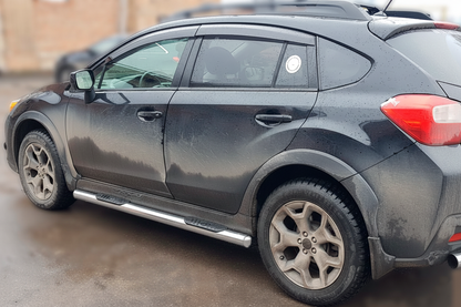 Side Bars BB002 (2 pcs, Stainless Steel) for Subaru XV 2011-2017 - image 3