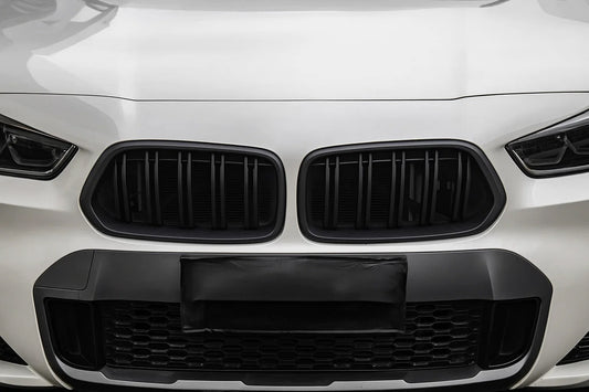 Kidneys M-Look (black matte) for BMW X2 F39 2018-2023 - image 1