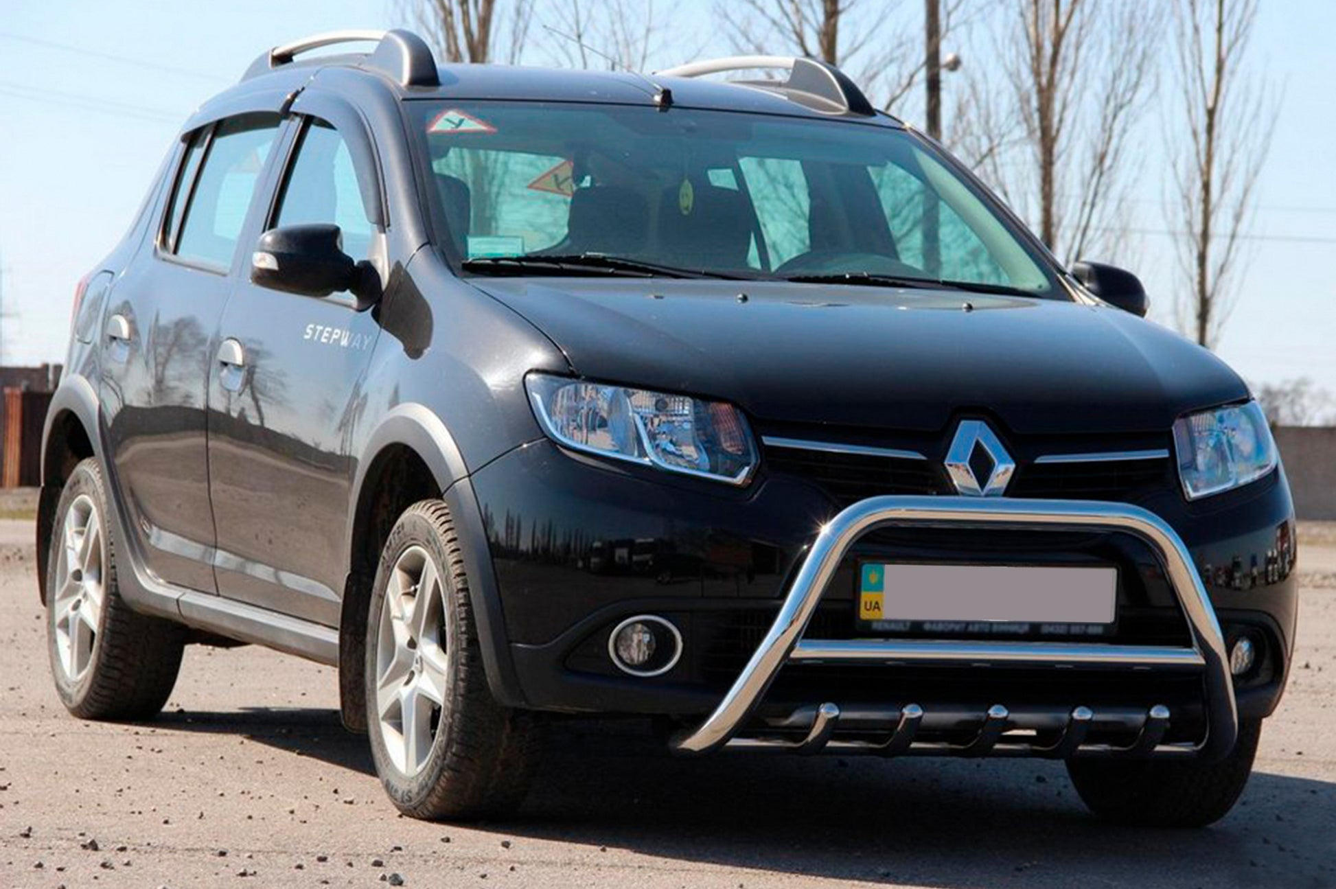 Front Bar WT003 (Stainless Steel) for Renault Sandero 2013-2022 - image 3