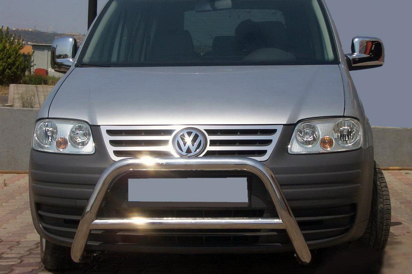 Bull Bar WT005 (Stainless Steel) for Volkswagen Caddy 2004-2010 - image 1