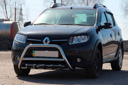 Front Bar WT003 (Stainless Steel) for Renault Sandero 2013-2022 - image 1