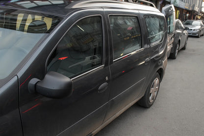 Exterior Window Trim Stainless Steel (4 pcs) for Renault Logan MCV 2005-2013 - image 3