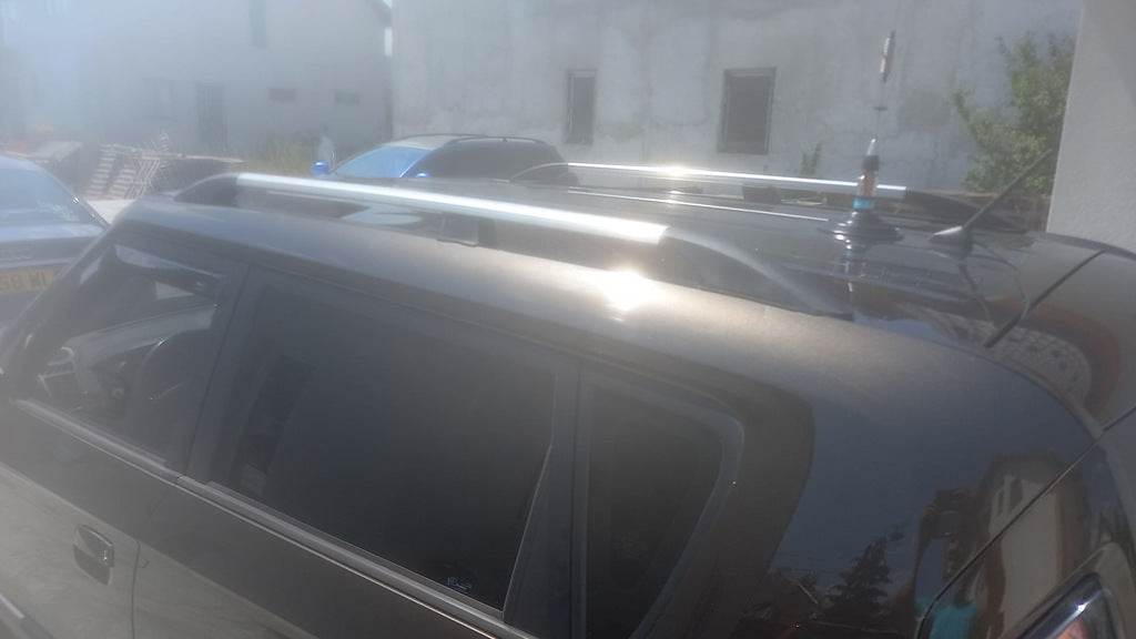 Railings chrome (plastic legs, installation on glue) for Kia Soul I 2008-2013 - Reelken Auto