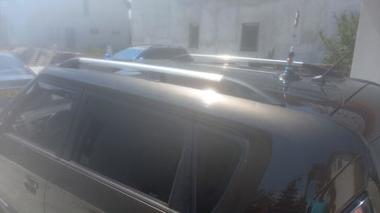 Chrome Roof Rails (plastic feet, adhesive installation) for Kia Soul I 2008-2013 - image 1