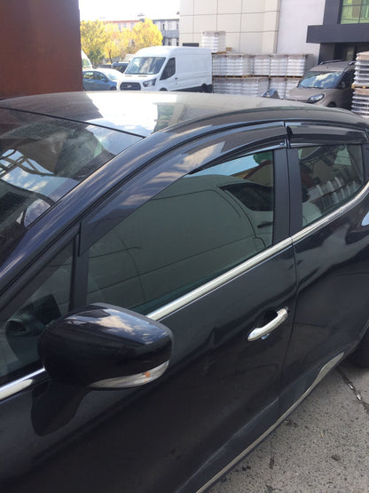 Window Deflectors HB (4 pcs, Sunplex Sport) for Renault Clio IV 2012-2019 - image 3