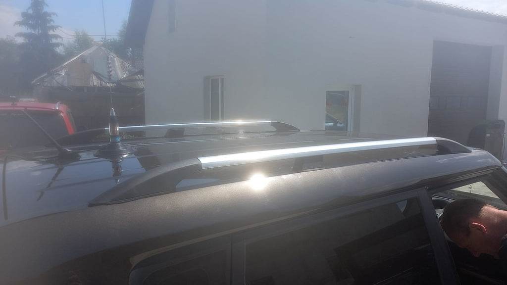 Railings chrome (plastic legs, installation on glue) for Kia Soul I 2008-2013 - Reelken Auto