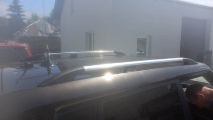 Railings chrome (plastic legs, installation on glue) for Kia Soul I 2008-2013 - Reelken Auto
