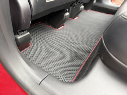 Rubber Floor Mats Carsuit (2020-2024, black) for Tesla Model Y 2020- - image 5