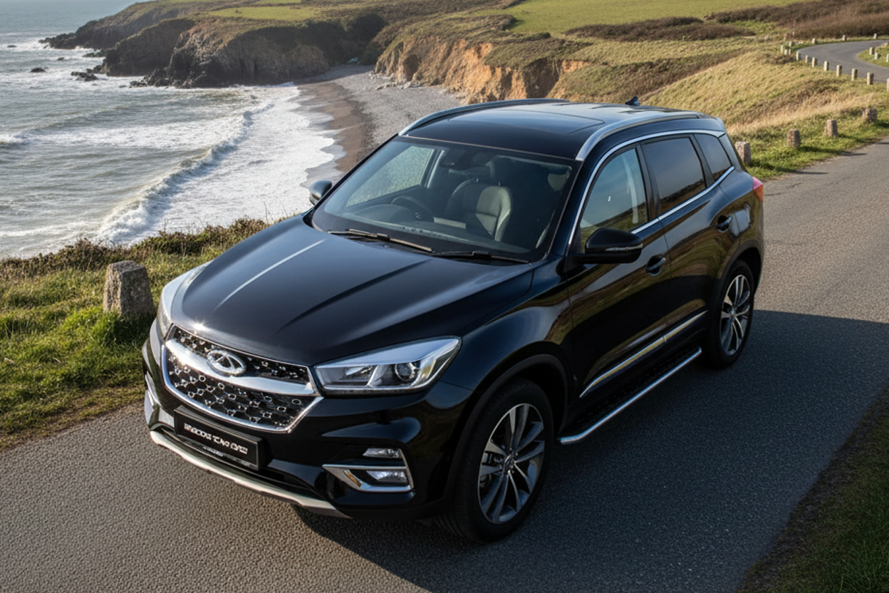 Side Steps Maydos V1 (2 pcs, Aluminum) for Chery Tiggo 8 2017- - image 1