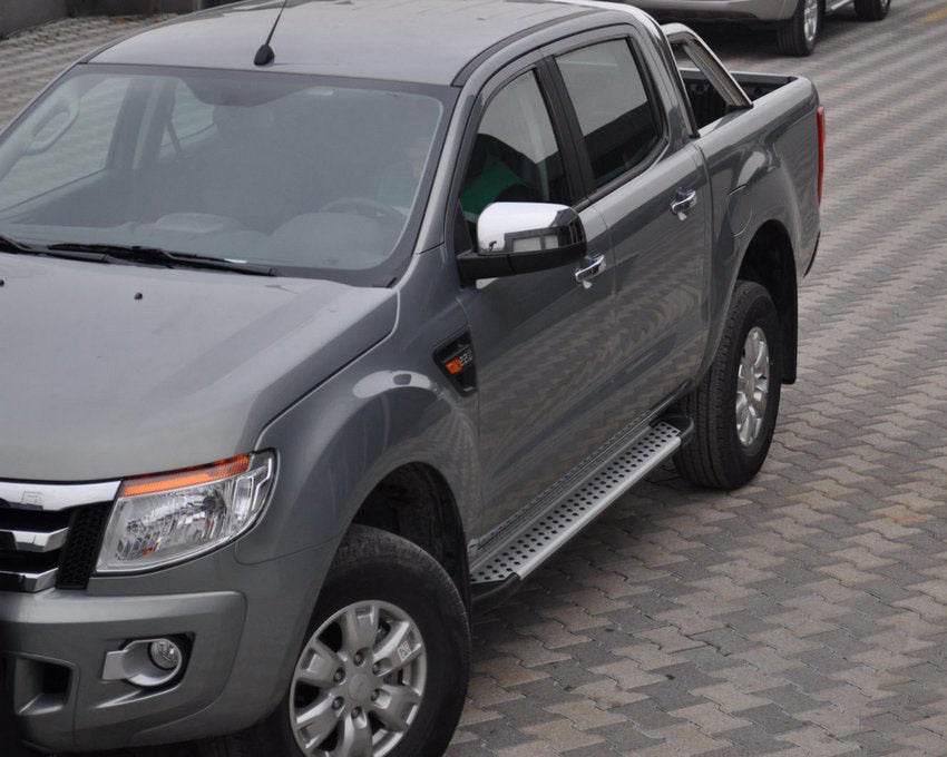 Side sills Allmond Grey (2-piece pack) for Ford Ranger 2011-2022 - Reelken Auto