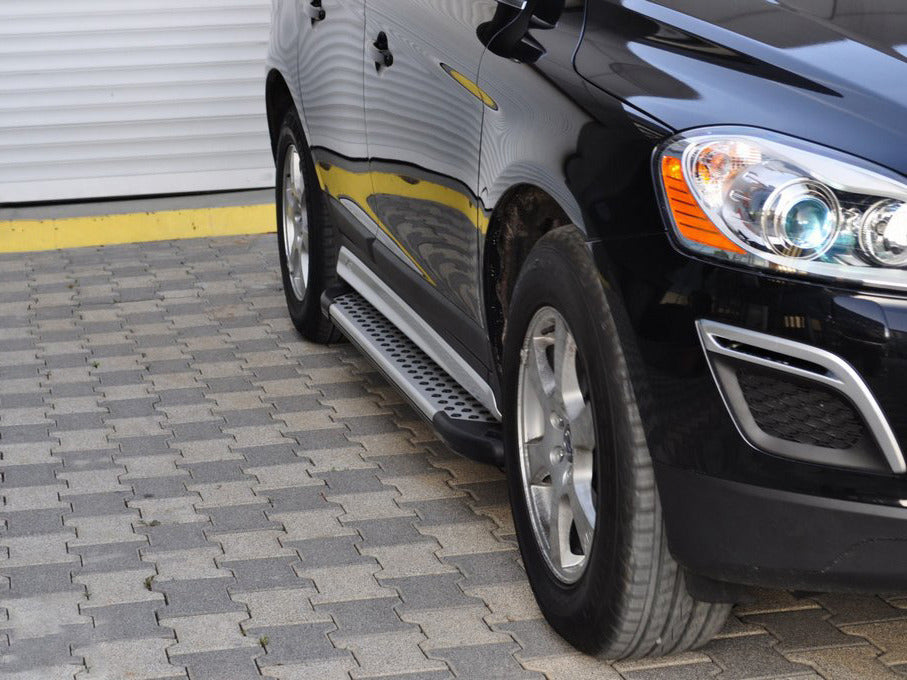 Side Steps Allmond Grey (2 pcs, Aluminum) for Volvo XC60 2009-2017 - image 1
