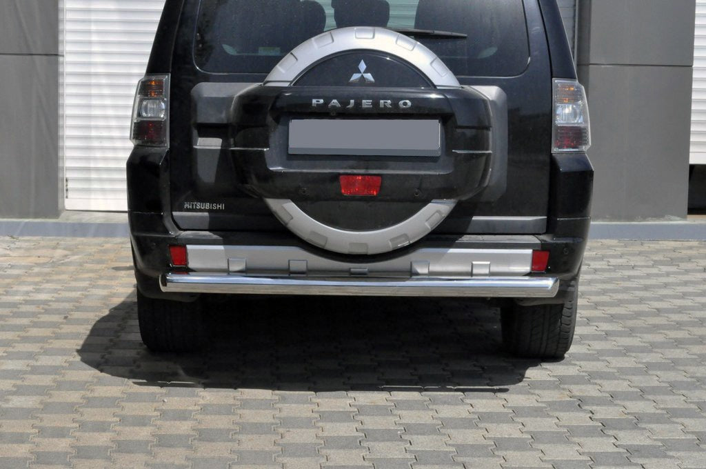 Rear Bar AK002 (Stainless Steel) for Mitsubishi Pajero Wagon IV 2006-2021 - image 1