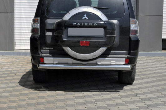 Rear Bar AK002 (Stainless Steel) for Mitsubishi Pajero Wagon III 1999-2006 - image 1