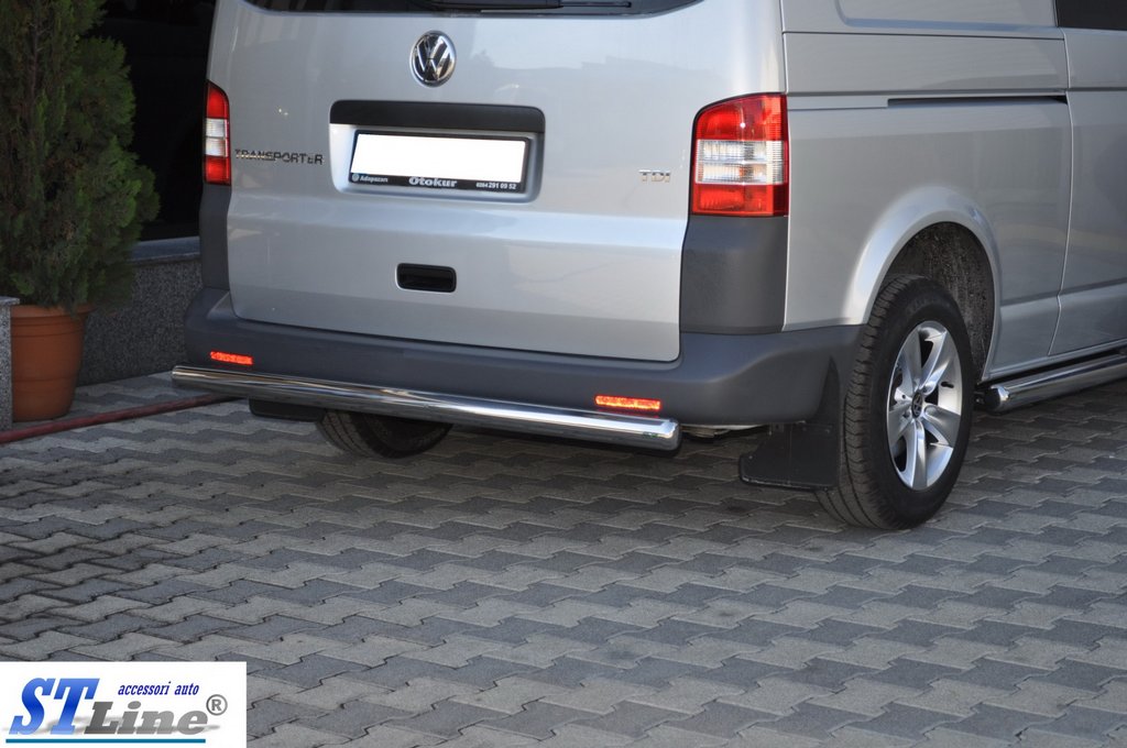 Rear Bar AK002 (Stainless Steel) for Volkswagen T5 Caravelle 2004-2010 - image 5