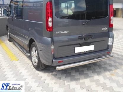 Rear protection AK002 (stainless steel) for Opel Vivaro 2001-2015 - Reelken Auto