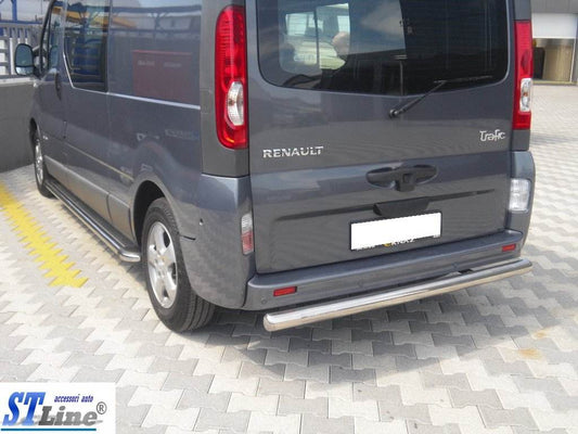 Rear protection AK002 (stainless steel) for Opel Vivaro 2001-2015 - Reelken Auto