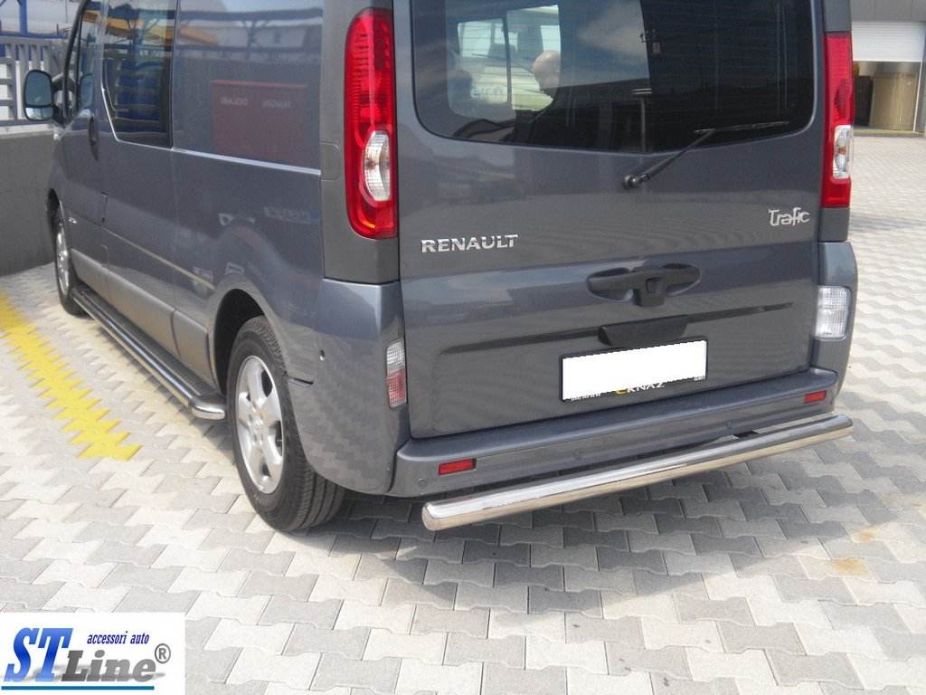 Back protection AK002 (stainless) for Nissan Primastar 2002-2014 - Reelken Auto