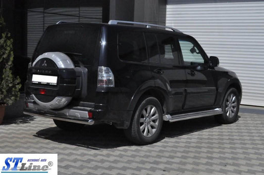 Back arc AK002 (stainless) for Mitsubishi Pajero Wagon III - Reelken Auto