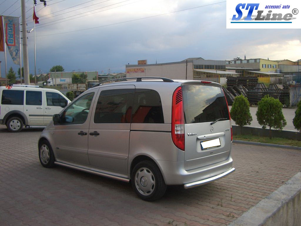 Rear Stainless Steel Bar for Mercedes Vaneo W414 2001-2005 - image 2