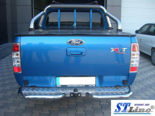 Rear corners AK003 (2 pieces, stainless.) for Ford Ranger 2007-2011 - Reelken Auto
