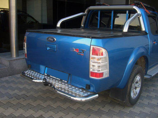 Rear corners AK003 (2 pieces, stainless.) for Ford Ranger 2007-2011 - Reelken Auto