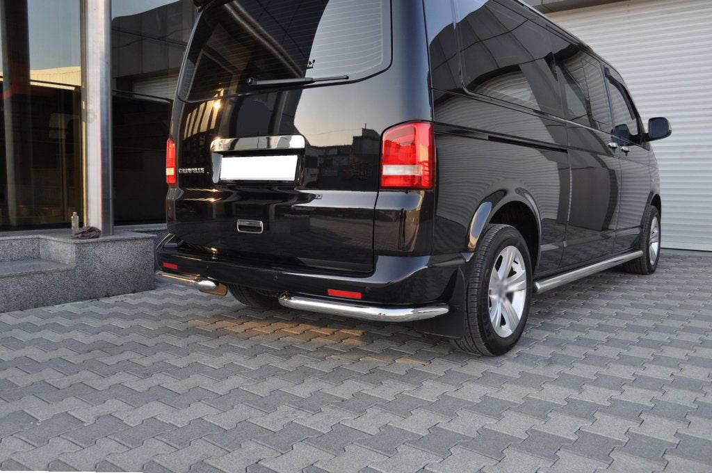 Rear corners AK003 (2 PCs, stainless steel) for Volkswagen T5 Multivan 2003-2010 - Reelken Auto