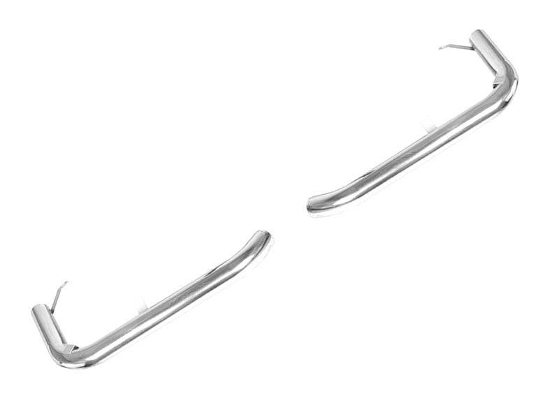 Single rear corners (2 pieces, stainless steel) for Mitsubishi Pajero Sport 1996-2007 - Reelken Auto