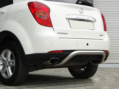 AK006 rear bumper guard (stainless) for SsangYong Action 2006↗ - Reelken Auto
