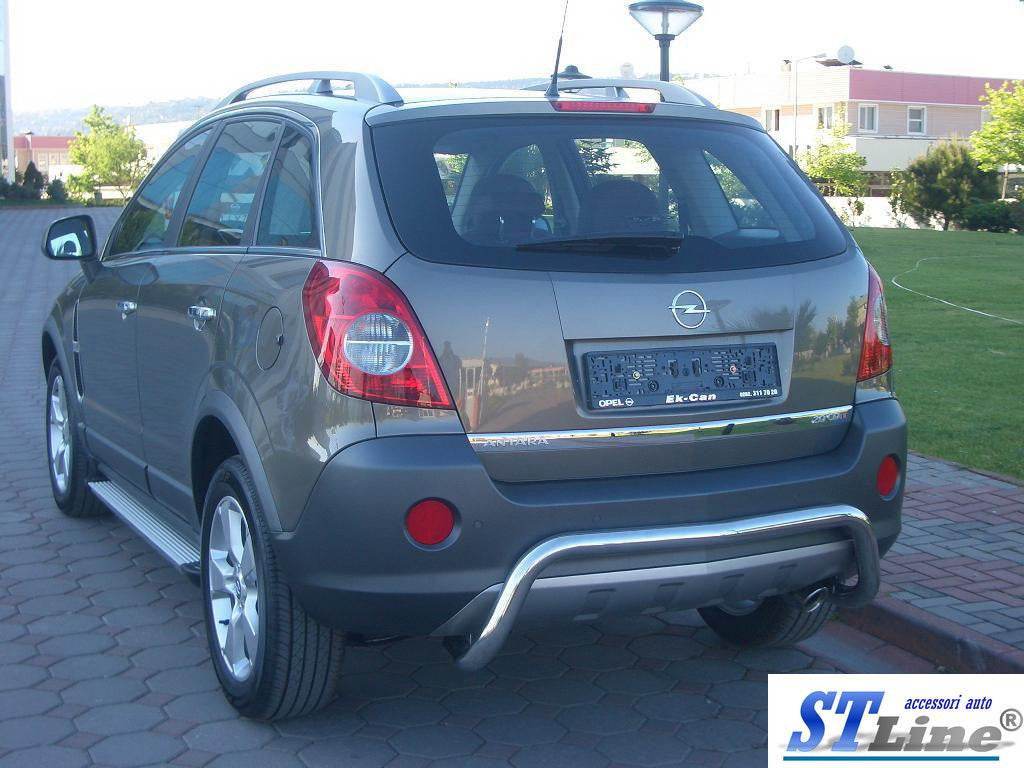 Back arc AK007-1 (stainless steel.) for Opel Antara 2006-2017 - Reelken Auto