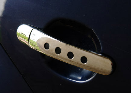 Chrome Door Handle Covers Decor (2 pcs, Stainless Steel) for Audi ТТ 1998-2006 - image 2