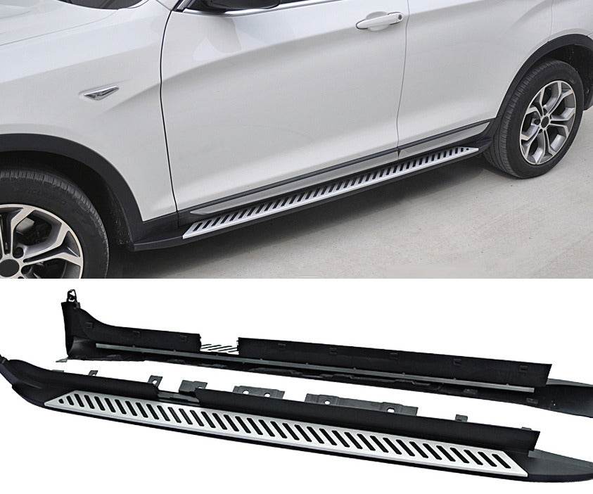 The original threshold V2 (2 pieces, aluminum) for BMW X4 F-26 2014-2018 - Reelken Auto