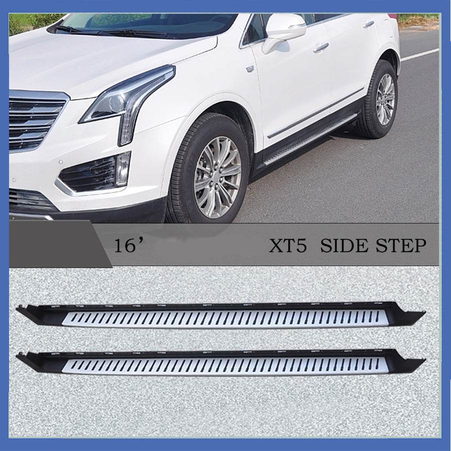 Side steps OEM (2 PCs) for Cadillac XT5 - Reelken Auto