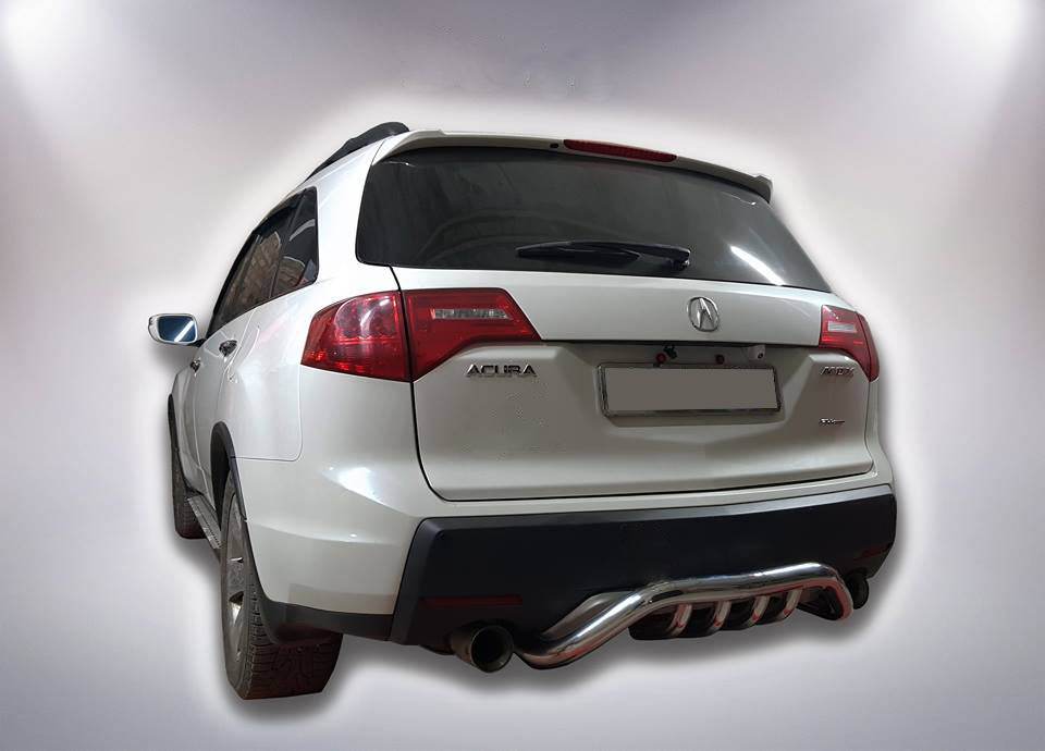 Back protection B1-47 (stainless steel) for Acura MDX 2007-2013 - Reelken Auto