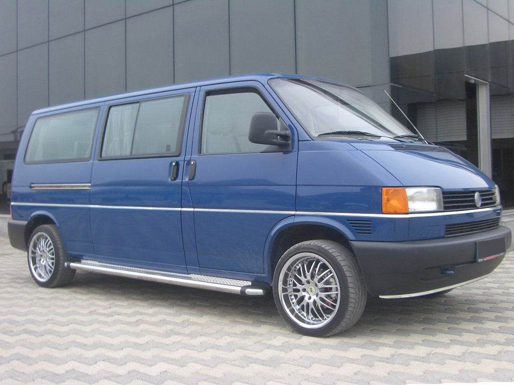 Side platform KB002 d60mm (2 PCs, stainless steel) for Volkswagen T4 Caravelle/Multivan - Reelken Auto