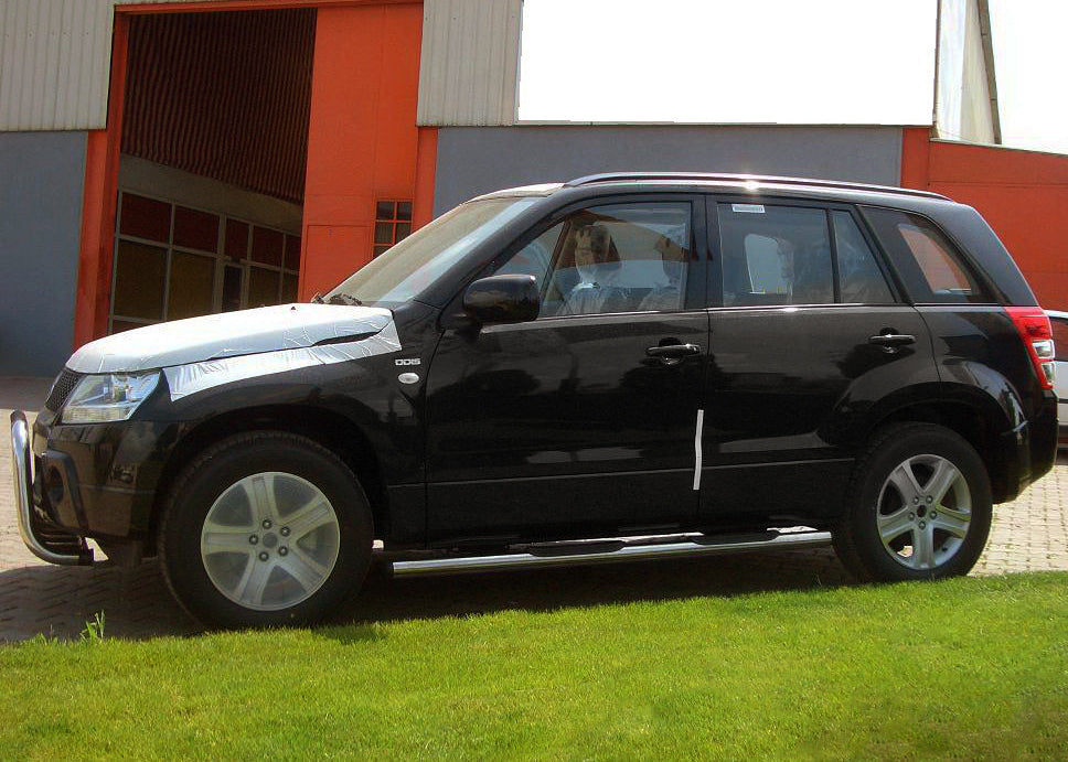 Side Bars (2 pcs, Stainless Steel) for Suzuki Grand Vitara 2005-2017 - image 1