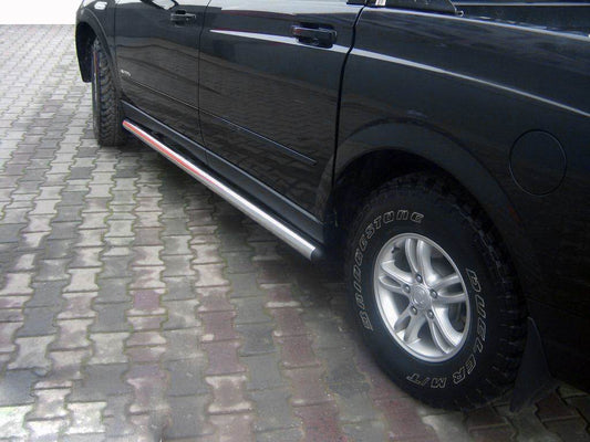 Side pipes (2 PCs, stainless steel) for SsangYong Action 2006↗ - Reelken Auto