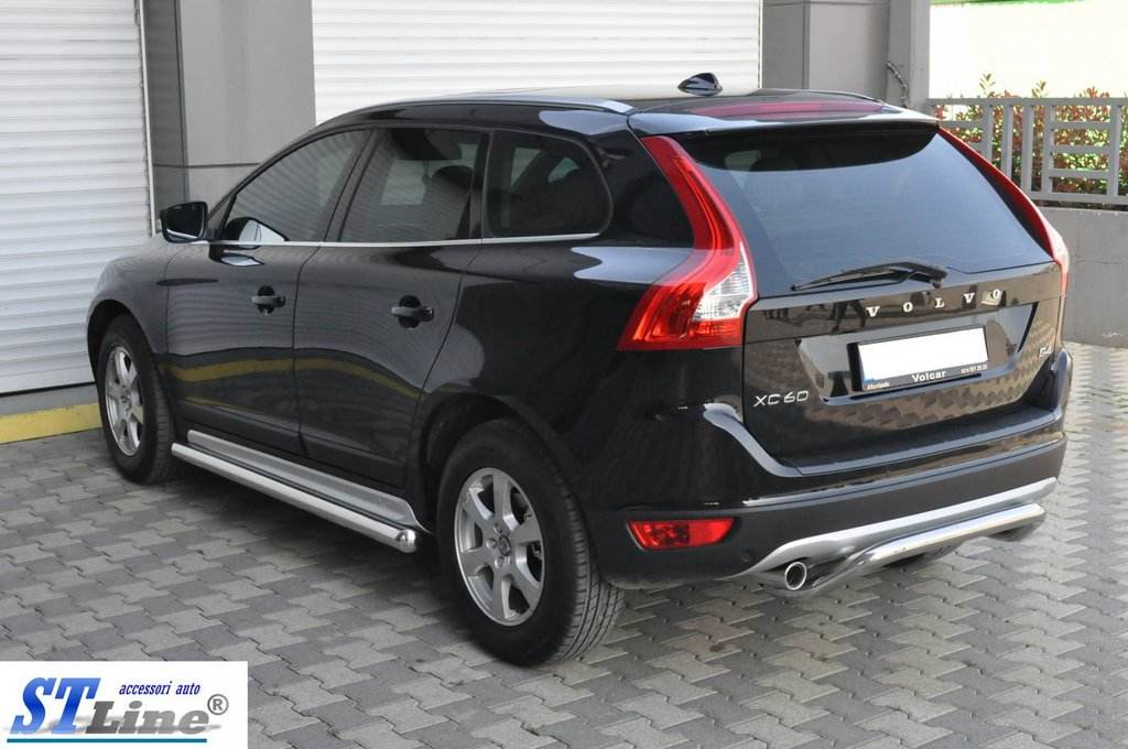 Side pipes BB004 (2 pieces, stainless steel) for Volvo XC60 2009-2017 - Reelken Auto