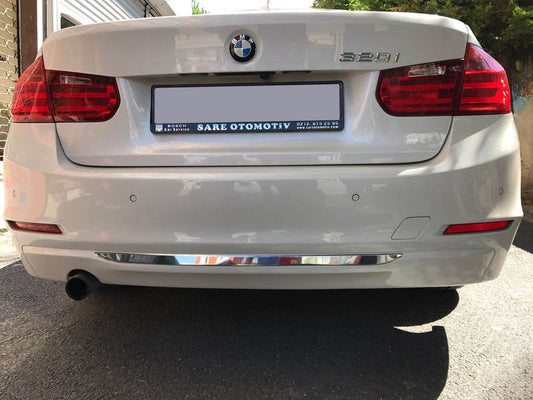 Edge of the bumper (stainless) for BMW 3 series F-30/31/34 2012-2019 - Reelken Auto