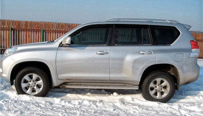 Rails the original design (Grey, 2pcs) for Toyota Land Cruiser Prado 150 - Reelken Auto