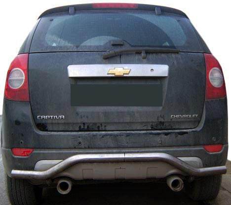 Back arc AK008 (stainless) for Chevrolet Captiva 2006-2019 - Reelken Auto