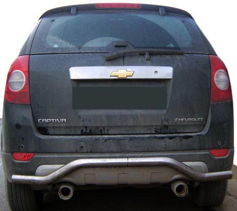Rear Bar AK008 (Stainless Steel) for Chevrolet Captiva 2006-2019 - image 1