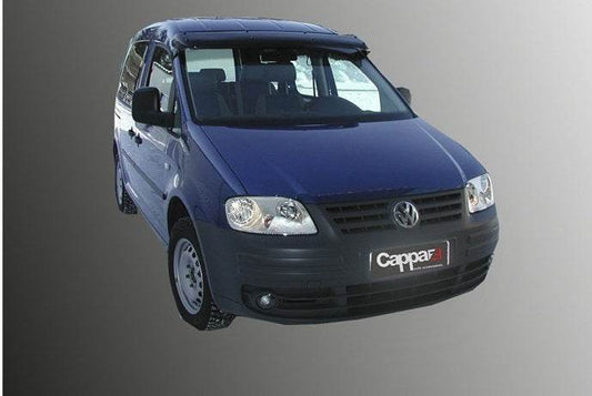 The visor on the windshield (gloss black, 5mm) for Volkswagen Caddy 2015-2020 - Reelken Auto