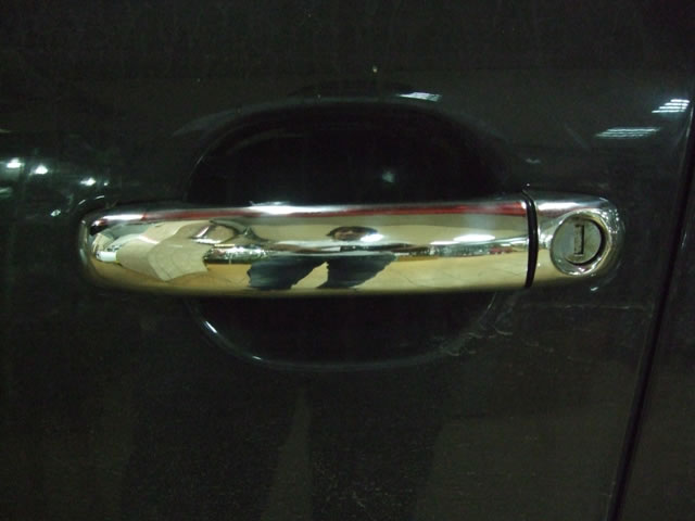 Covers for handles (4 pcs., Stainless steel.) for Audi Q7 2005-2015 - image 4