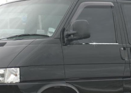 Moldings glass (2 pieces, stainless steel) for Volkswagen T4 Caravelle/Multivan - image 1