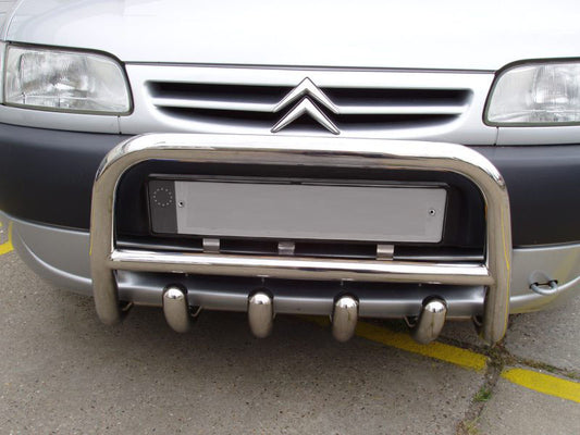 Bull Bar QT006 (Stainless Steel) for Citroen Berlingo 1996-2008 - image 1