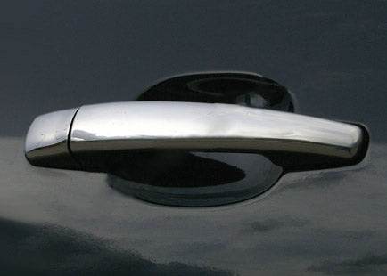 Covers for handles (4 pieces, stainless steel.) for Citroen C-4 Picasso 2013-2022 - Reelken Auto